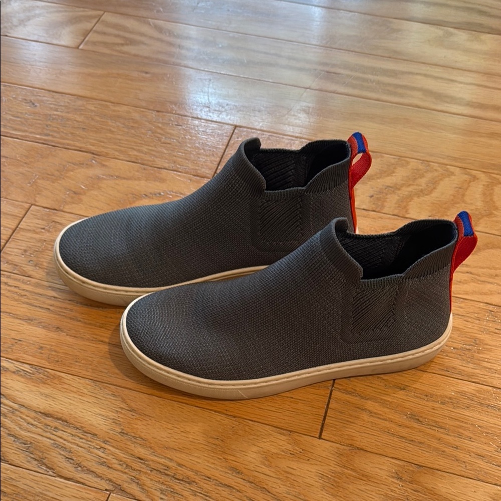 Rothy's Grey Knit Slip-On High Tops